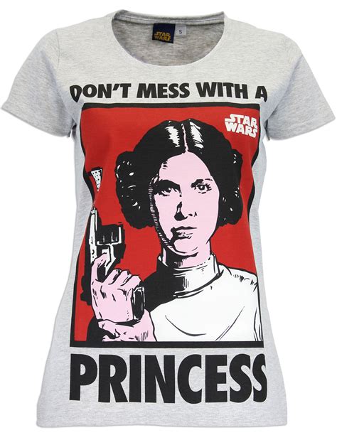 Character Womens Star Wars T Shirt Princess Leia At Amazon Womens