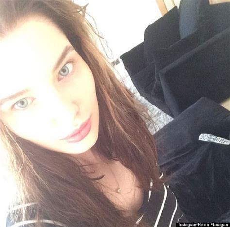 Helen Flanagan Instagrams No Make Up Selfie To Boost Breast Cancer