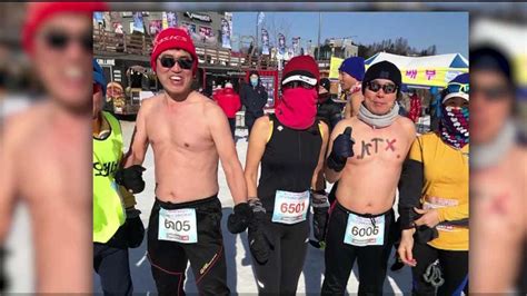 Naked Marathon Runners Hit The Streets In Pyeongchang Abc Columbia