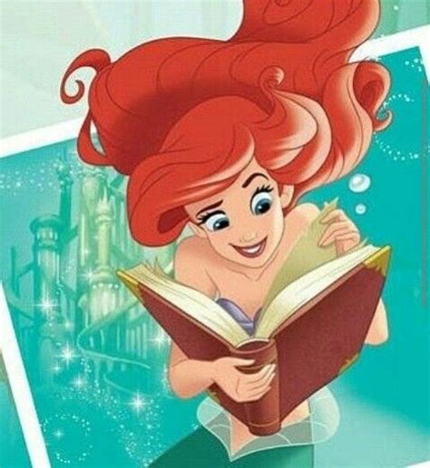 mermaid bookworm gonna get some answers disney princess mermaid disney disney princess ariel