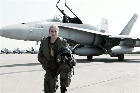 Royal Canadian Air Force Female Fighter Pilot Fighter Pilot Female