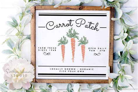 CARROT PATCH - SVG, PNG, DXF and EPS (557195) | Cut Files | Design Bundles