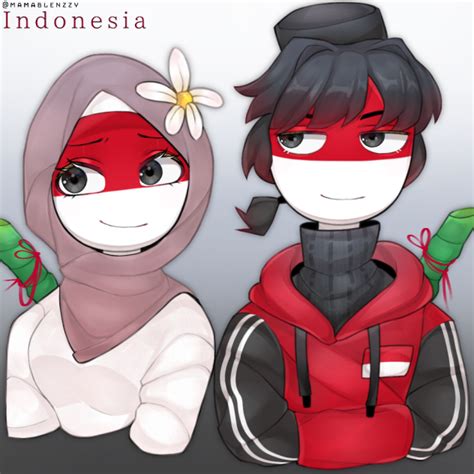 Indonesia Fandm Countryhumans Ibispaint