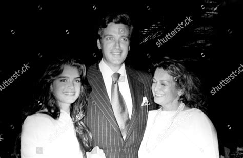 Brooke Shields Father Frank Shields Mother Editorial Stock Photo