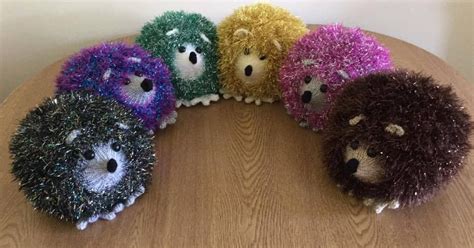 An Array Of Hedgehog Doorsteps In Tinsel Created By Mandy Over On Our