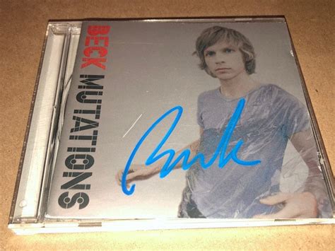 Beck Signed Autographed Mutations Cd Booklet Etsy