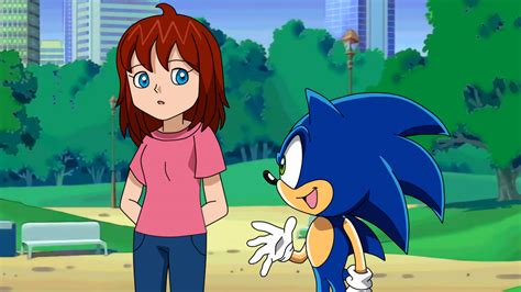 At Sonic Oc Penny And Sonic By Aquamimi123 On Deviantart