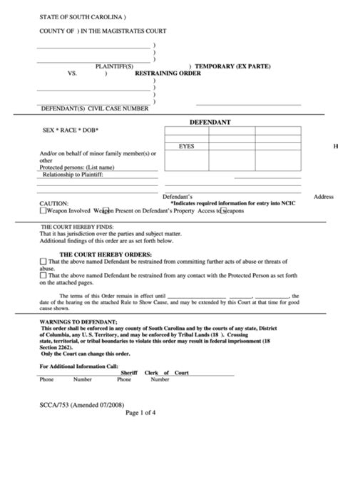 Printable Fake Restraining Order Form Stephenson