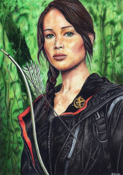 Katniss Everdeen Fan Art By Julieallanart On Deviantart