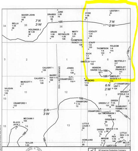 Map Of Woodford Mcclain County Ok Mineral Rights Forum