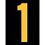 STRANCO INC Reflective Number Label 1 Yellow On Black 2 
