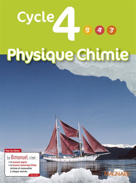 Physique Chimie Cycle 4 2017 Bimanuel Magnard Enseignants