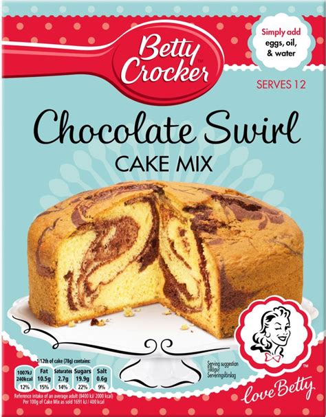 As i started my journey of learning to cook, he obliged and will at least taste most of the recipes i cook. Betty Crocker Chocolate Swirl Cake Mix