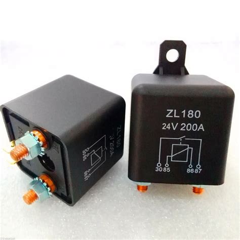 1pc New Dc 24v 200a Heavy Duty Split Charge Onoff Relay Car Truck Boat