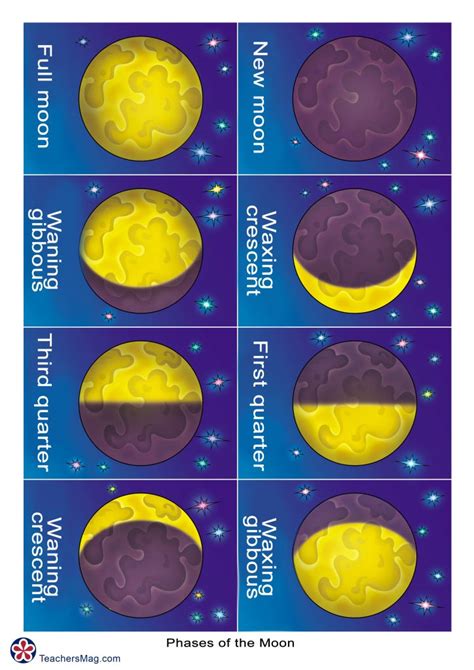 Phases Of The Moon Printable Get Your Hands On Amazing Free Printables