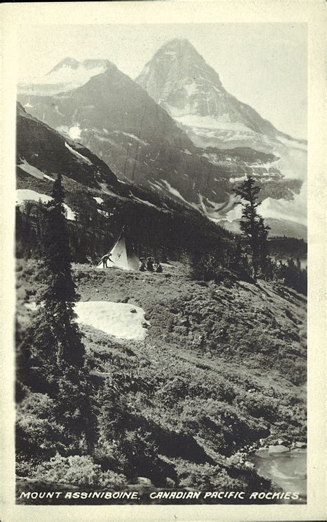 Postcard 14531 Mount Assiniboine Canadian Pacific Rockies 19