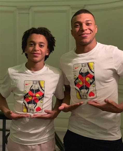 We already talked about him and you had the. Brothers 👨‍👦💙 #kylian#mbappe#kylianmbappé#KM#KM7#KM10# ...