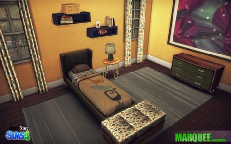 Marquee Bedroom Set Sims 4 Bedroom