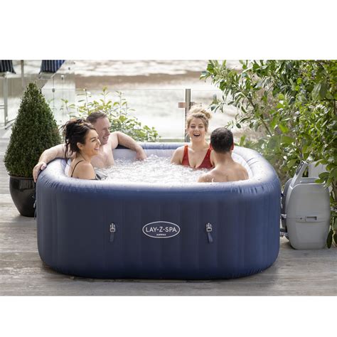 Swimming Pools And Hot Tubs Hot Tub Covers Bestway Miami Inflatable Lay Z Spa Portable Hot Tub