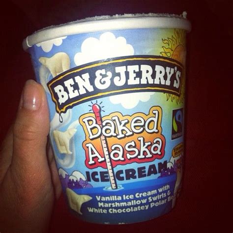 Ben & jerry's half baked is so named because it's half baked fudge brownies and half chocolate chip cookie dough. Baked Alaska | Fangirling | Baked alaska, Ben, jerrys ice ...
