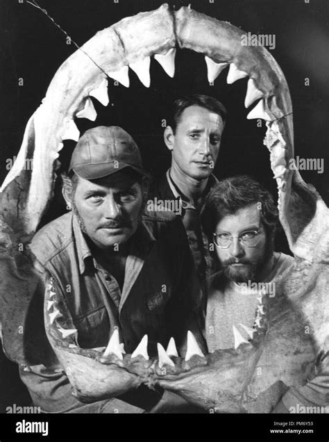 Jaws Robert Shaw Roy Scheider Black And White Stock Photos And Images