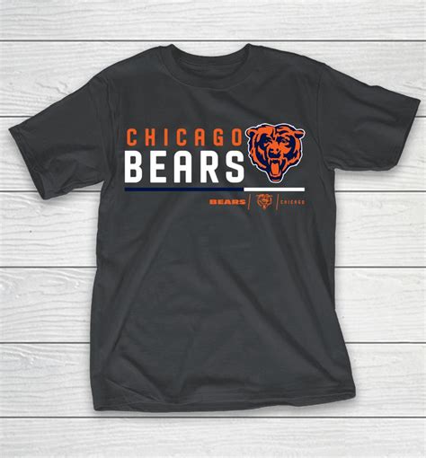 Mens Chicago Bears Prime Logo Name Split Shirts Woopytee