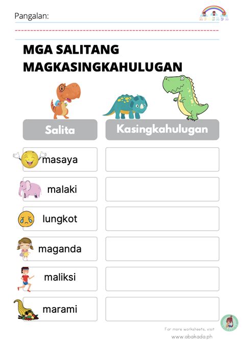 Download Makasalungat At Magkasingkahulugan Na Mga Salita From