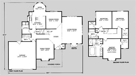 2500 Sqft 2 Story House Plans