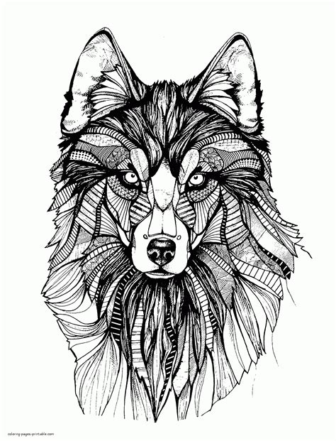 Animal Mandala Coloring Pages || COLORING-PAGES-PRINTABLE.COM