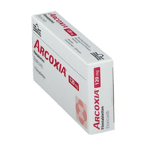 The lowest price for arcoxia 120 mg is $2.01 per tablet for 84. ARCOXIA 120 mg 7 St - shop-apotheke.com