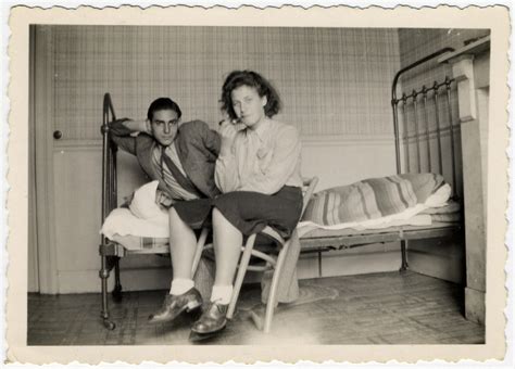 Two Jewish Young People Pose In A Room With A Bed And Chair Collections Search United
