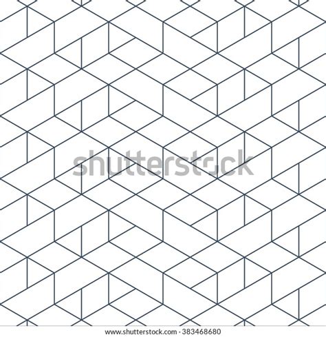 Linear Seamless Pattern Subtle Geometric Background Stock Vector