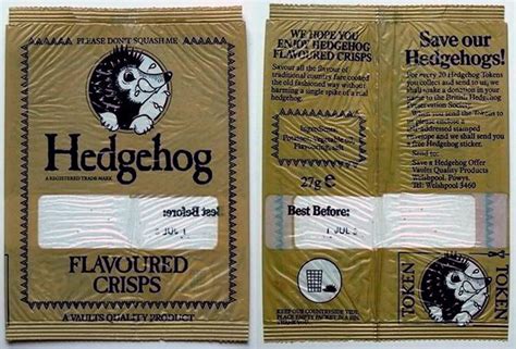 Hedgehog Flavour Crisps The First Novelty Flavour Museum Of Crisps