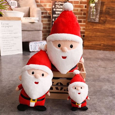 234050 Cm Soft Santa Claus Plush Toy Soft Christmas Doll T For