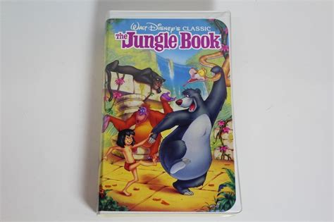 The Jungle Book Vhs 1991 Walt Disneys Classic Black Diamond Clamshell