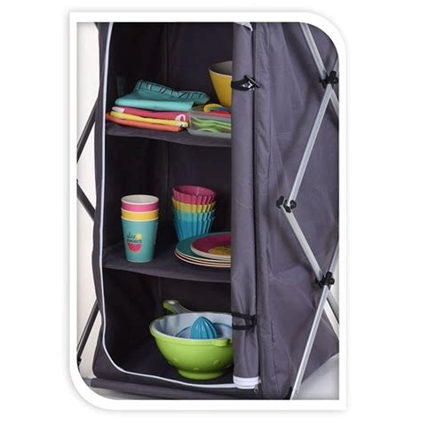 Make your camping life easy and keep your tent organised with the help of a handy camping storage solutions available at decathlon. Grey Portable Camping Storage Cabinet Folding Canvas ...