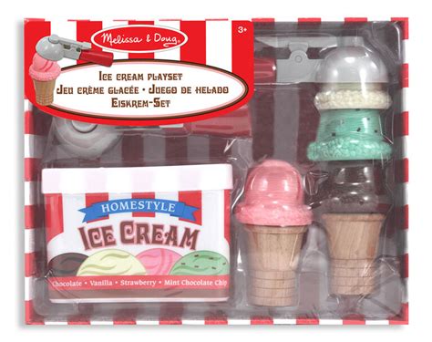Melissa And Doug Scoop And Stack Ice Cream Cone Playset Styles May Vary