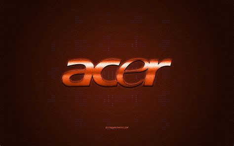 1920x1080px 1080p Free Download Acer Logo Orange Carbon Background