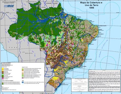 Fontes De Geografia IBGE Disponibiliza Novos Mapas De Cobertura E Uso Da Terra