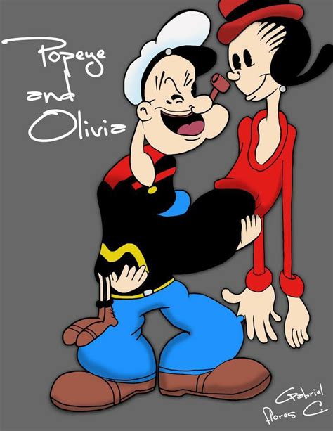 popeye and olive oil popeye cartoon classic cartoon characters popeye and olive
