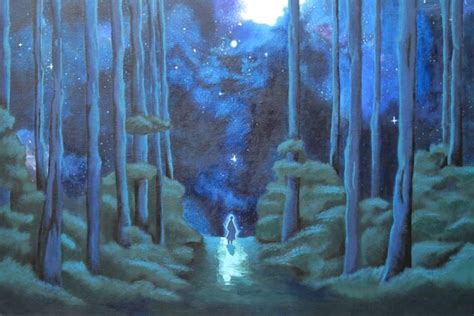 Items Similar To Acrylic Painting Dreamscape Mystical And Spiritual