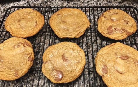 Brown Butter And Toffee Chocolate Chip Cookies Baking