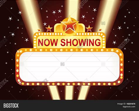Neon Now Showing Sign Vector And Photo Free Trial Bigstock