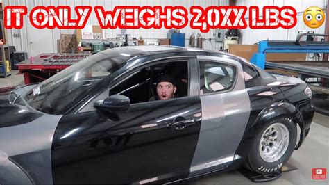 Insane Rx8 Drag Car Build Goes On The Scales The Results Are Crazy