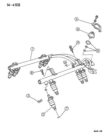 2001 jeep wrangler engine diagram. Fuel Injection System - 1994 Jeep Wrangler