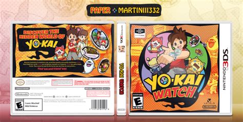 Yo Kai Watch Nintendo 3ds Box Art Cover By Paper