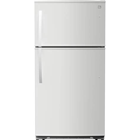 Kenmore 21 Cu Ft Top Freezer Refrigerator White Refrigerators