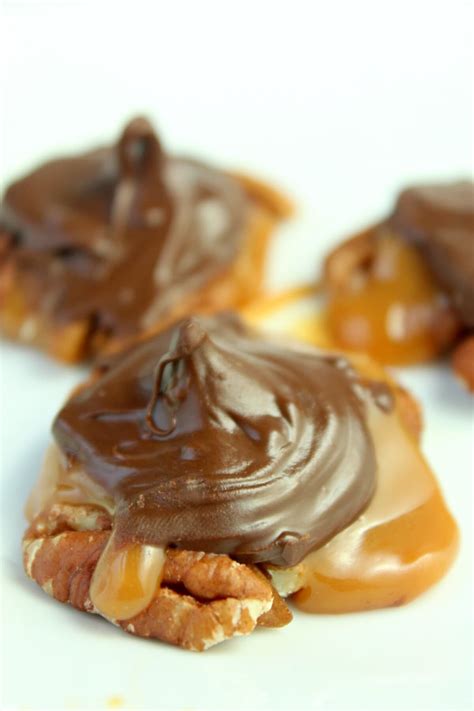 Chocolate Pecan Turtle Clusters Kitchen Fun With My 3 Sons