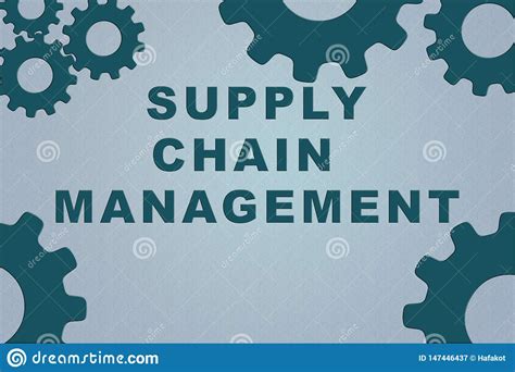 Supply Chain Management Concept Stock Illustration Illustration Of