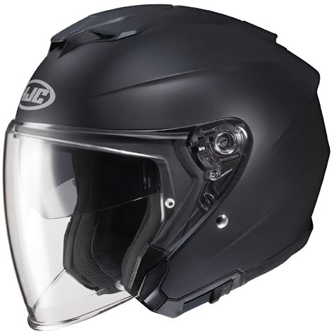 Hjc Sf Black I30 Open Face 34 Motorcycle Helmet Ebay
